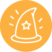 sorcerer's hat icon